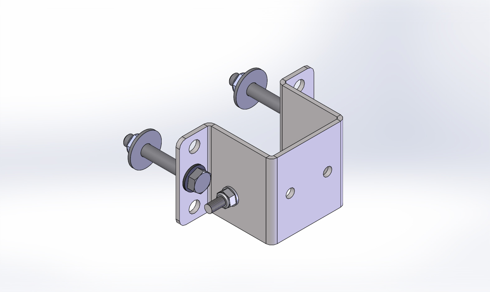 Sensor bracket f/35mm - mounting bottom